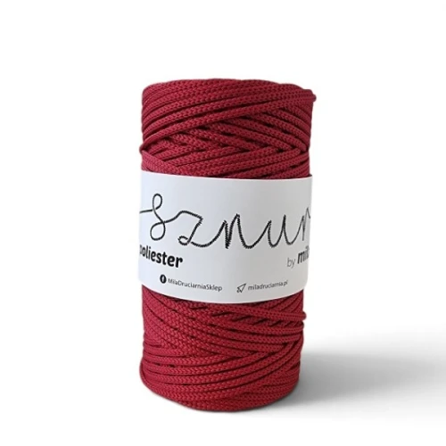 Sznurek poliestrowy by Mila 3 mm, 100m, 148 bordo