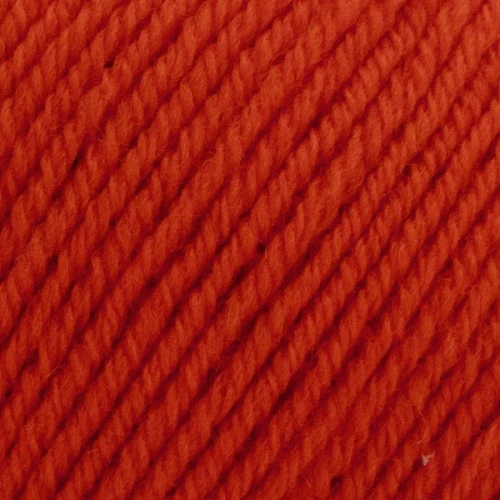 Włóczka GABO WOOL My Time Merino by HSOM 9522 czerwona pomarańcza, merynos, z merynosa