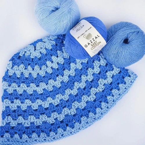 Włóczka Gazzal Baby Cotton  bawełna z akrylem