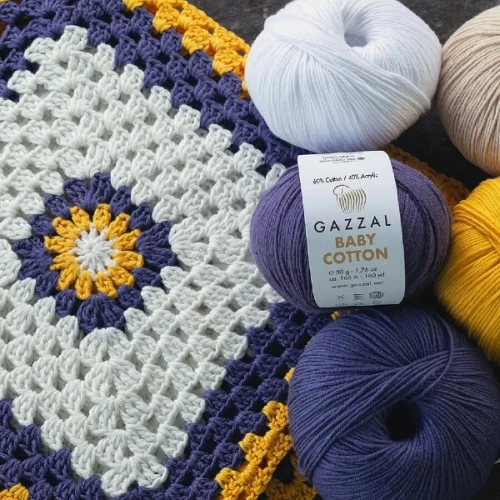 Włóczka Gazzal Baby Cotton  bawełna z akrylem