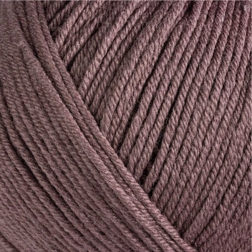 Włóczka Gazzal Baby Cotton 3455 brązowo-wrzosowy, bawełna z akrylem