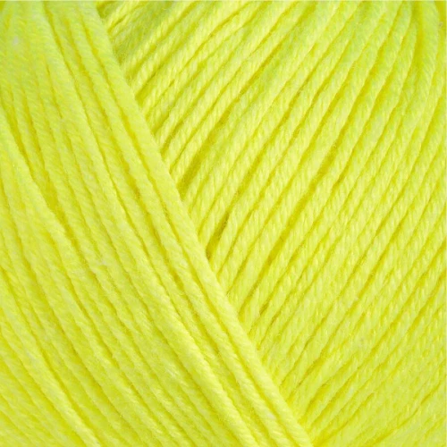Włóczka Gazzal Baby Cotton 3462 żółty neon, bawełna, akryl, zabawki, dla dzieci