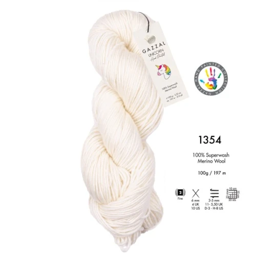 Włóczka Gazzal Unicorn 1354 Natural