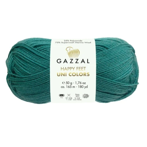 Włóczka Happy Feet Uni Colors 3561 malachit