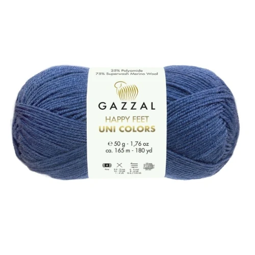 Włóczka Happy Feet Uni Colors 3566 denim