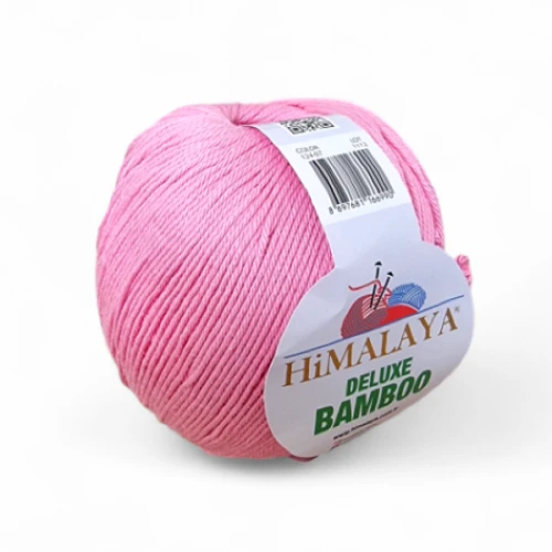 Włóczka Himalaya Deluxe Bamboo 124-07 ciemny róż