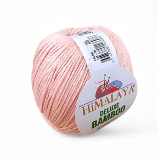 Włóczka Himalaya Deluxe Bamboo 124-05 brzoskwinia, bambus, bawełna