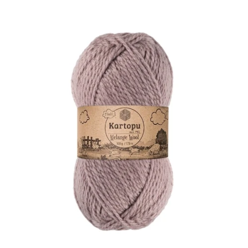 Włóczka Kartopu Melange Wool  713 lawenda