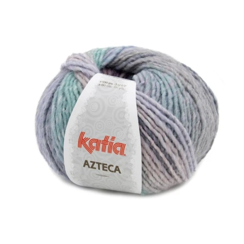 Włóczka Katia Azteca 7878 wełna z akrylem, jesień, zima, swetry, szale, chusty, Azteka