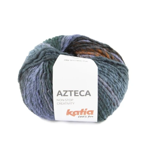 Włóczka Katia Azteca 7885 wełna z akrylem , jesień, zima, swetry, Azteka