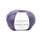 Włóczka Katia Concept Alpaca Lace 61 ciemny fiolet