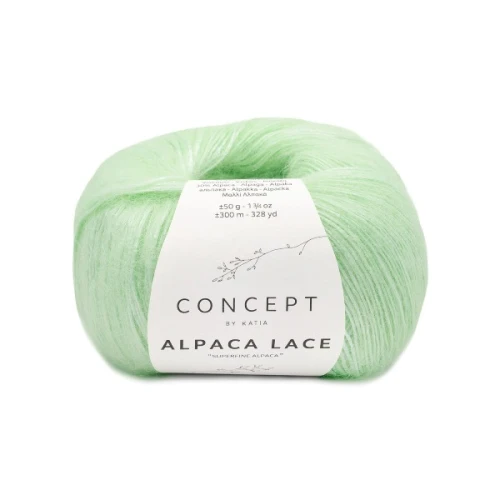 Włóczka Katia Concept Alpaca Lace 66 mięta, alpaka, wiskoza