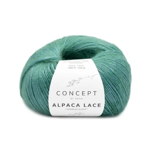 Włóczka Katia Concept Alpaca Lace 67 malachit, alpaka, wiskoza