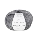 Włóczka Katia Concept Alpaca Lace 90 średni szary