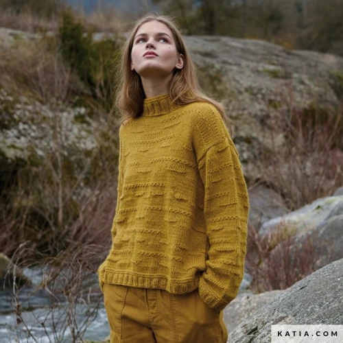 Włóczka Katia cotton merino solids, jesień, zima, sweter.jpg