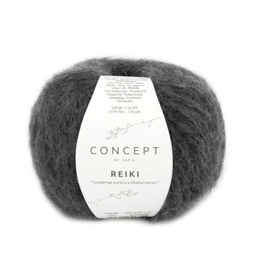 Włóczka Katia Concept Reiki 102 ciemny szary