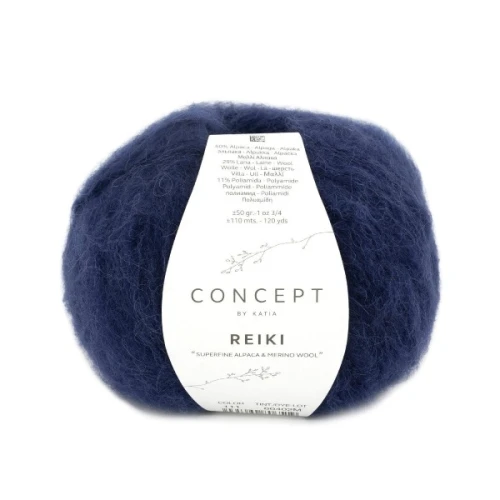 yarn-wool-reiki-knit-superfine-alpaca-merino-polyamide-ocean-blue-autumn-winter-katia-111-fhd.jpg alpaka superfine, alpaca, z alpaką, merino, puszysta, z włoskiem, moherowa Włóczka Katia Concept Reiki 111 granatowy