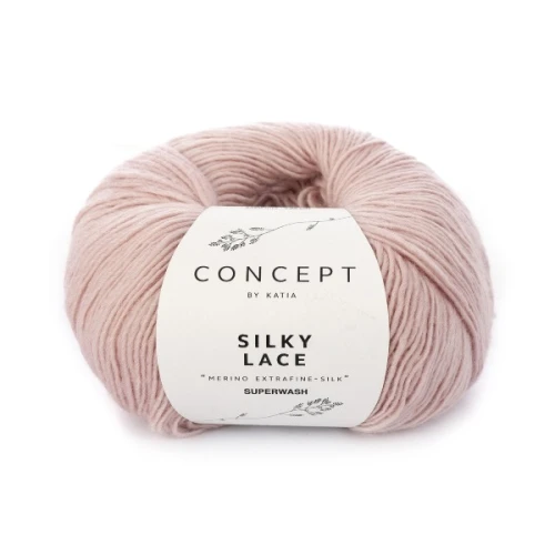 Włóczka Katia Concept Silky Lace 164 pudrowy róż