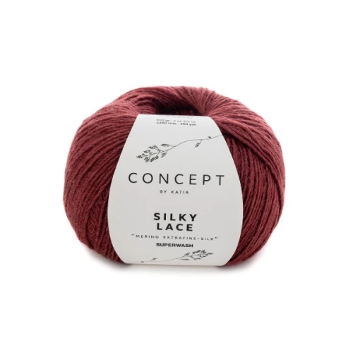 Włóczka Katia Concept Silky Lace 176 kasztanowy