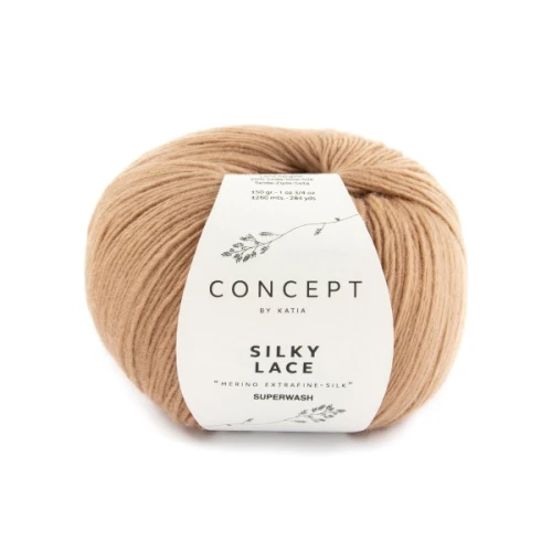 Włóczka Katia Concept Silky Lace 180 rudy beż