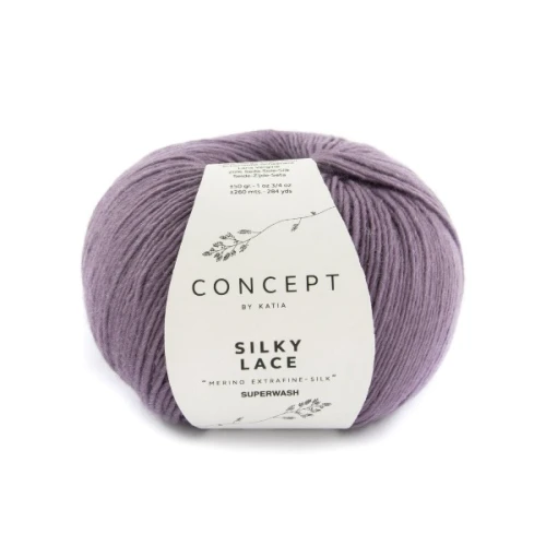 wloczka-silkylace-dzianina-merino-extrafine-superwash-jedwab-jasny-liliowy-jesien-zima-katia-181-fhd.jpg wełna merino extrafine superwash , jedwab, z jedwabiem ,merynos, sweter, jesień, zima  Włóczka Katia Concept Silky Lace 181 liliowy