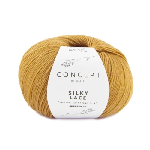Włóczka Katia Concept Silky Lace 183 musztarda