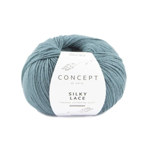 Włóczka Katia Concept Silky Lace 185 miętowo-turkusowy