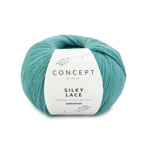 Włóczka Katia Concept Silky Lace 190 malachit
