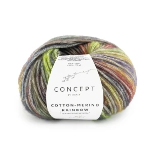 Włóczka Katia Concept Cotton - Merino Rainbow 503