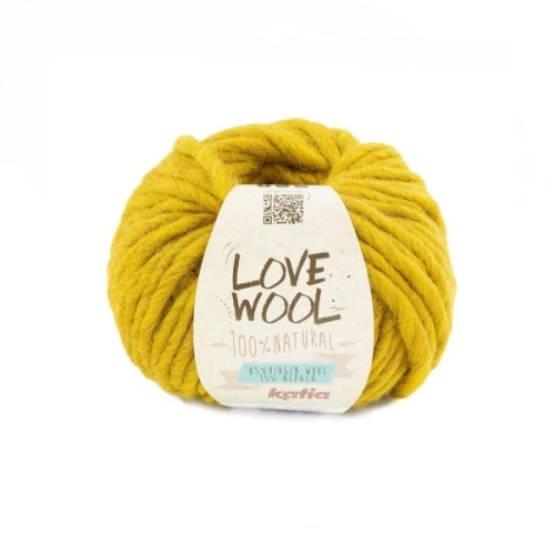 Włóczka Katia LOVE WOOL 128 musztarda