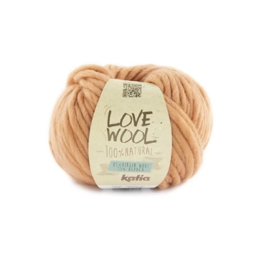 Włóczka Katia LOVE WOOL 130 jasny łosoś