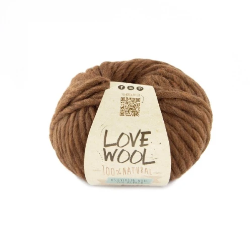 Włóczka Katia LOVE WOOL 131 brąz