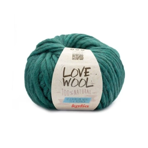Włóczka Katia LOVE WOOL 133 szmaragd