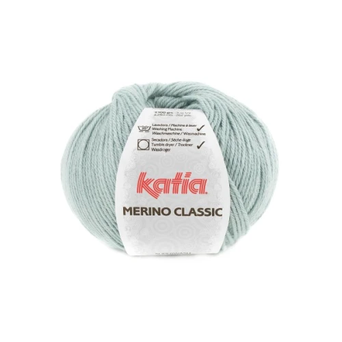 Włóczka Katia Merino Classic 80 pastelowa zieleń