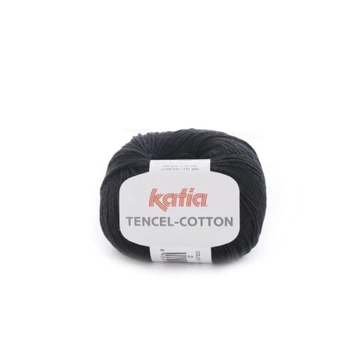 Włóczka Katia Tencel-Cotton 02 czarny