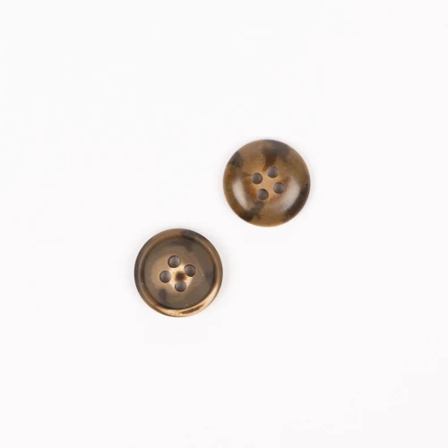Guzik DROPS 703 imitacja drewna (orzech włoski), 15 mm guziki