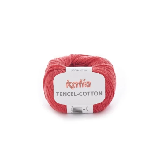 Włóczka Katia Tencel-Cotton 04 czerwony