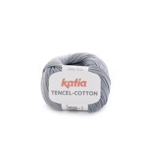 Włóczka Katia Tencel-Cotton 09 średni szary