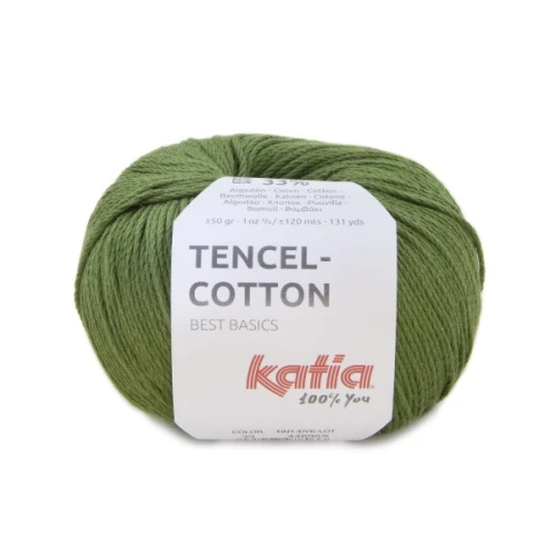 Włóczka Katia Tencel-Cotton 33 zielony leśny