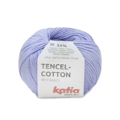Włóczka Katia Tencel-Cotton 34 jasny liliowy
