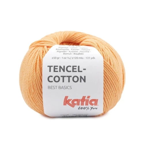Włóczka Katia Tencel-Cotton 37 pastelowy pomarańcz