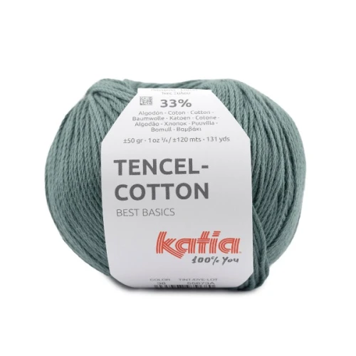 Włóczka Katia Tencel-Cotton 38 zielony