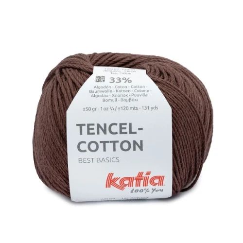 Włóczka Katia Tencel-Cotton 40 brązowy