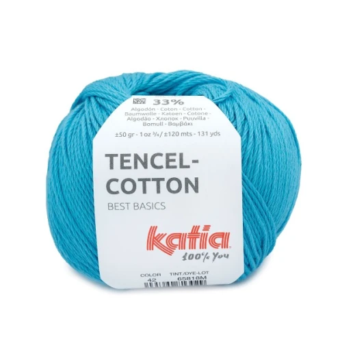Włóczka Katia Tencel-Cotton 42 turkus