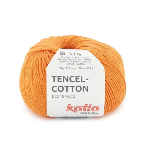 Włóczka Katia Tencel-Cotton 43 pomarańczowy