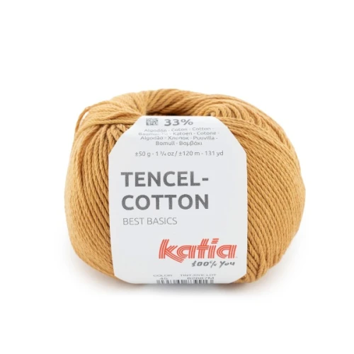 Włóczka Katia Tencel-Cotton 45 karmel