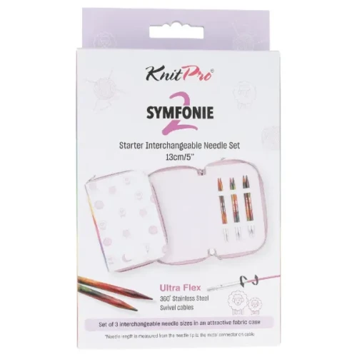 Zestaw drutów wymiennych KnitPro Symfonie 2 Starter 13 cm 55505