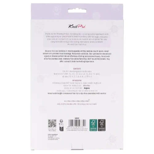 Zestaw drutów wymiennych KnitPro Symfonie 2 Delux 13 cm 55506