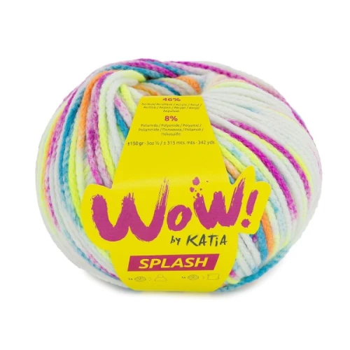 Włóczka Katia WOW Splash 200, motek 150g