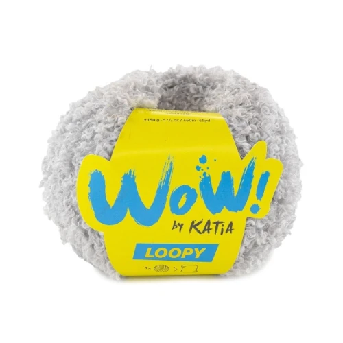 Włóczka Katia WOW! Loopy 155 jasny szary